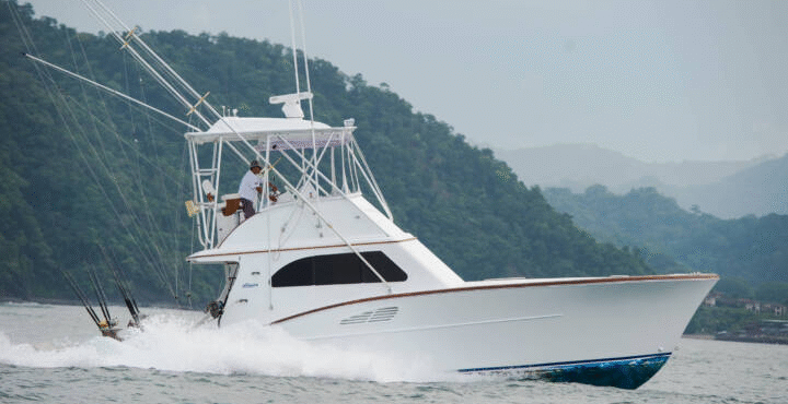 Marine exhaust and ventilation systems diagram showing airflow, engine exhaust outlet, and fresh air circulation inside a boat.